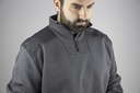 LMA Madrid 8092 sweat col camionneur bicolore