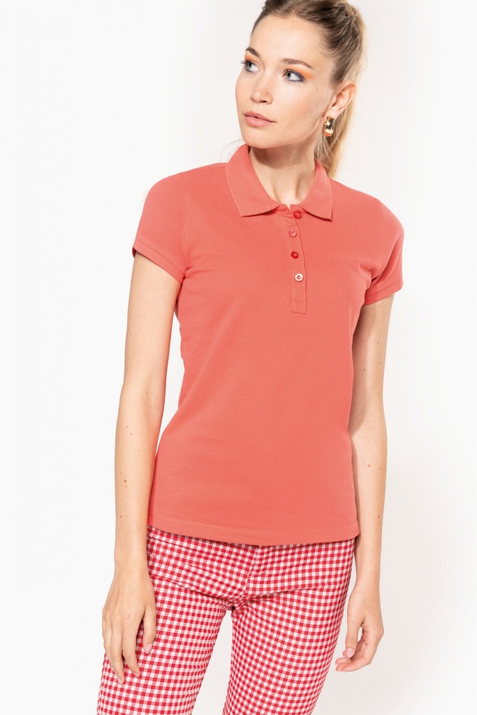 K255- Polo piqué manches courtes femme Kariban 100% coton