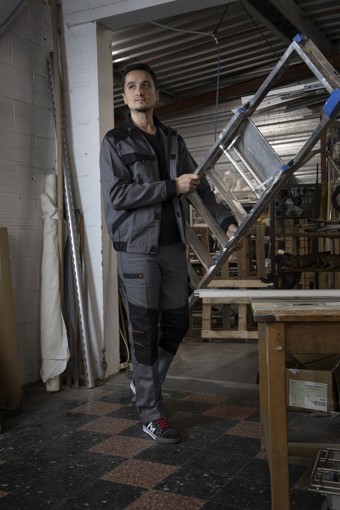 1673 Ponce LMA Pantalon de travail bicolore multipoches