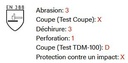 16-541 G-tek JAUGE 21 gants anti-coupure 3X31D