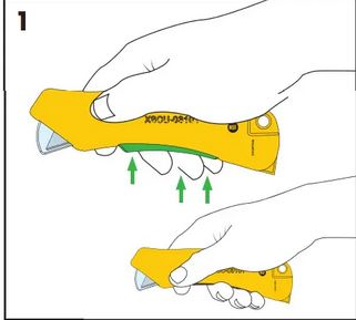 lot de 6 Cutters de sécurité crewsafe CU #XSCU-03101