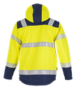 2227 Viseur LMA softshell HV jaune bicolore manches amovibles