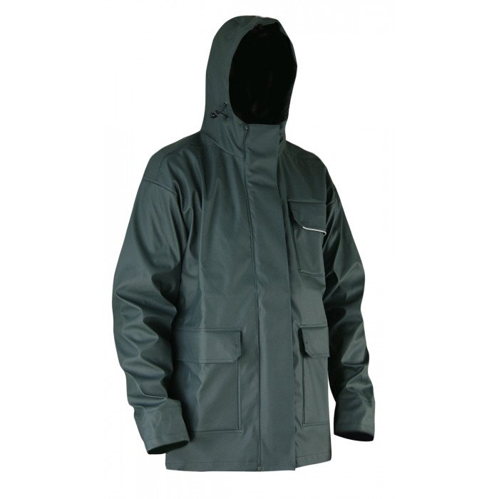 LMA 2055 Orange veste de pluie semi-PU Imperméable