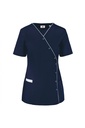 WK506 - Blouse polycoton avec boutons-pression femme