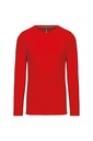 T-shirt manches longues col rond unis 100% coton K359(Homme) K383(femme)