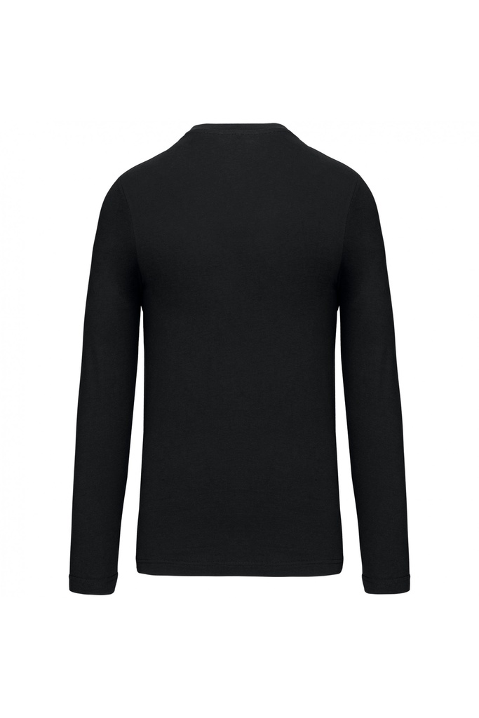 T-shirt manches longues col rond unis 100% coton K359(Homme) K383(femme)