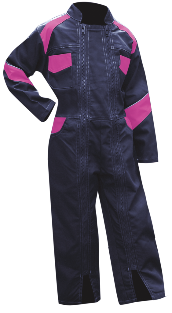 LMA Fleur 403500 combinaison bicolore double fermeture enfants