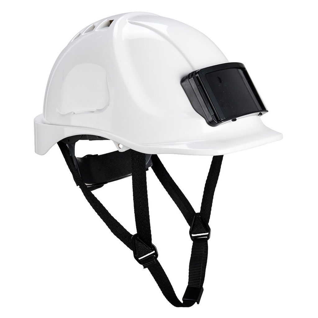 PB55 - Casque Endurance avec porte- badge et jugulaire portwest