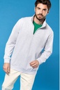 K478 Kariban Sweat-shirt col zippé homme