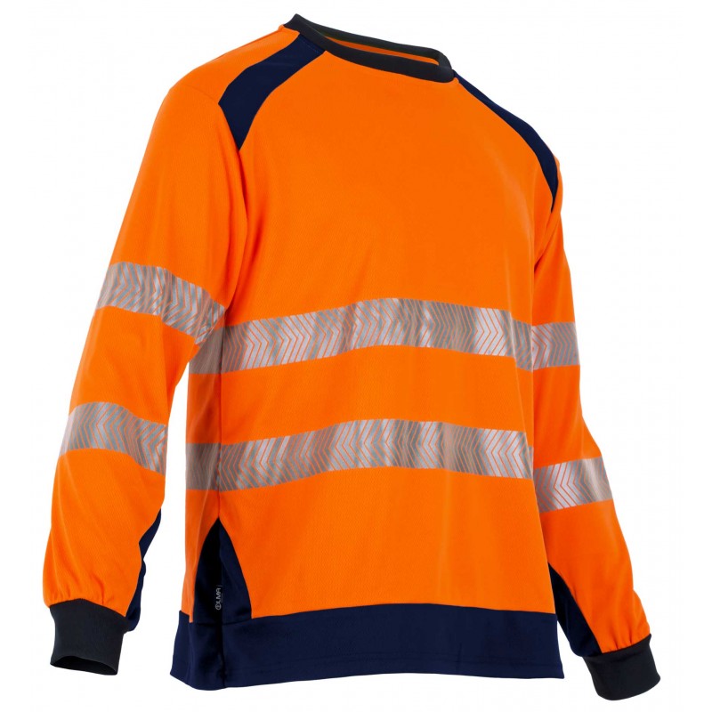 LMA 9208 Reflet t-shirt manches longues HV orange (S)