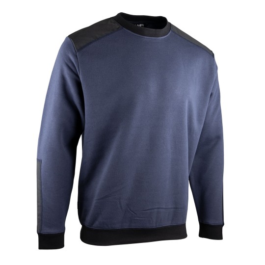 LMA 8087 LIMA sweat col rond bicolore