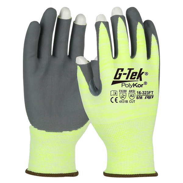 G-tek 16-323FT polykor gants doigts coupés 4X31B