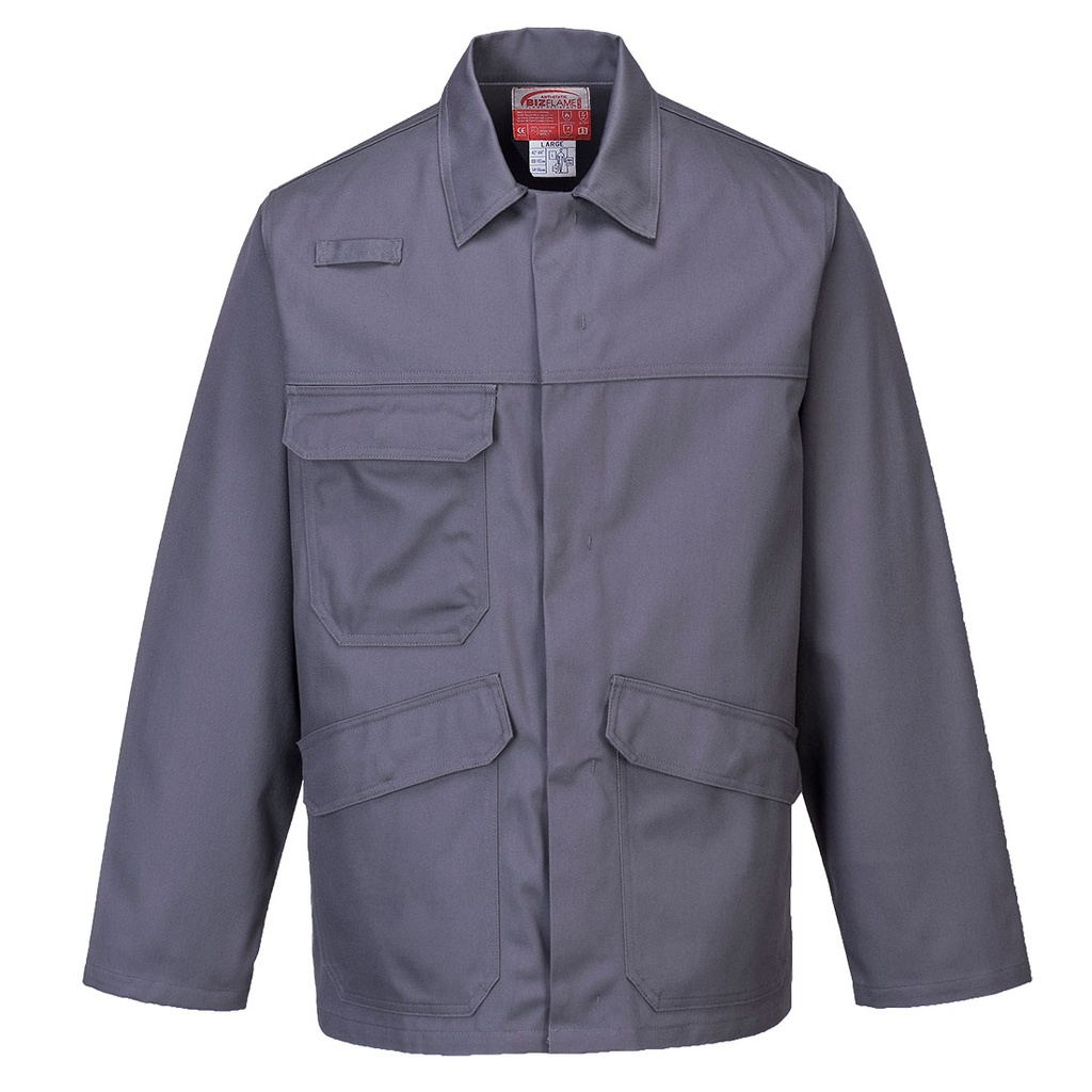 Portwest FR35 - Veste Bizflame Plus multinormes (gris moyen/noir)