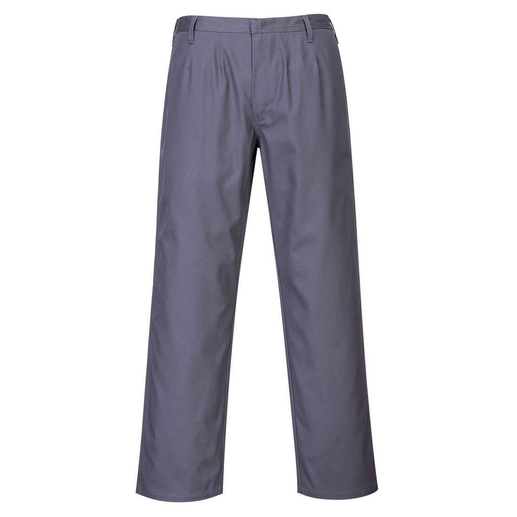 Portwest FR36 - Pantalon de travail Hi-Vis Bizflame multinormes (S, gris moyen/noir)