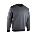 LMA 8093 Bucarest sweat col rond bicolore