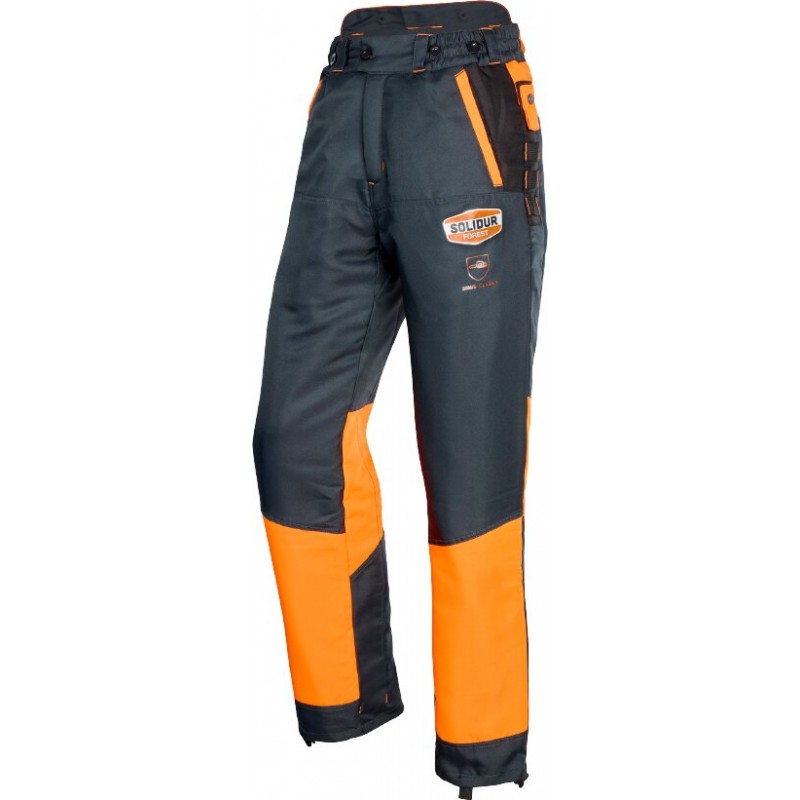 Solidur pantalon AUTHENTIC CL 1 TYPE A bucheronnage AUPA (S, rouge)