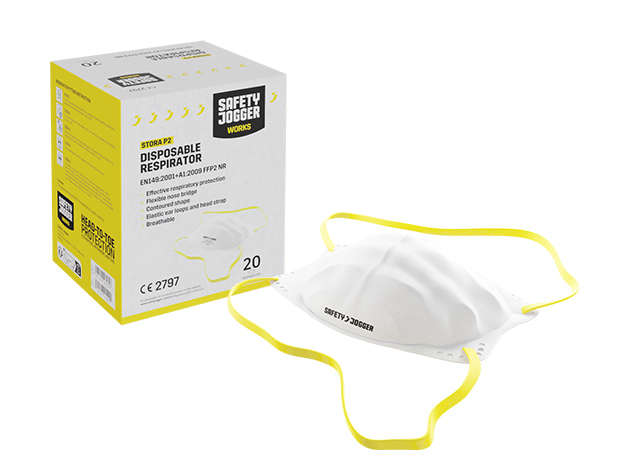 Safety Jogger Stora 20PCS masque protection respiratoire FFP2