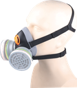 Delta plus M6400 Jupiter Demi-masque Respiratoire