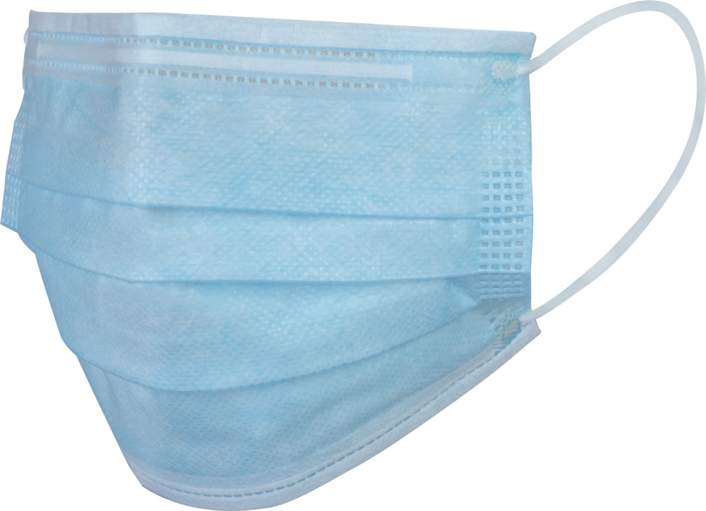 [HM11001U] Delta plus HM11001U boite de 50 masques médicaux jetables de Type II. Dispositif médical de Classe 1. 3 plis