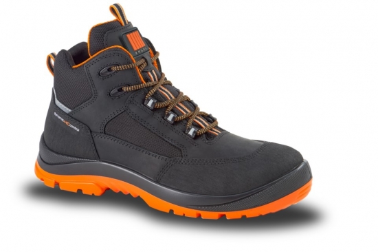 ERGOS Chaussures BASKETS DE SÉCURITÉ HAUTES CARDIFF S3 SRC confortables (39)