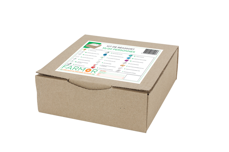 Farmor Kit 5104 BP réassort trousse pharmacie 10 à 20 personnes