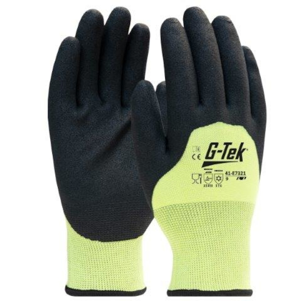 G-tek 41-E7321  gants fourrés hiver   EN 388 2016: 3241X