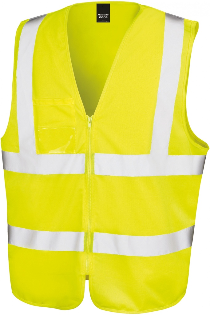 gilet HV avec ZIP Result léger R202X