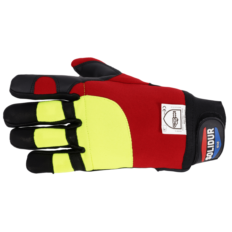 [GA04 bucherontaille gants: 7] Solidur gants bucheronnage Ga04 infinity ( protection des 2 mains classe 1  ) (7)