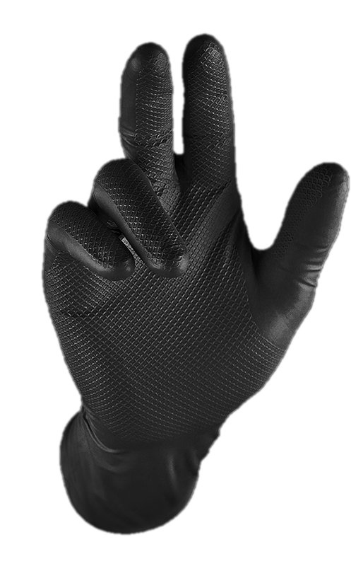 [grippaz 67246 piptaille gants: 7] gants grippaz 67-246 noires pip jetables boite de 50 (7)