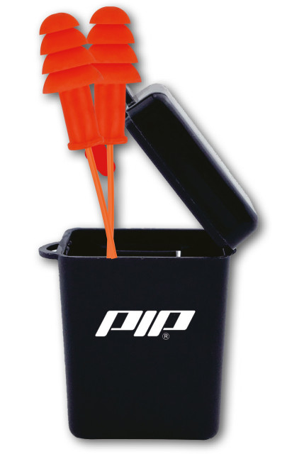 [267-HPR400C] PIP lot de 50 bouchons cordés + boite type rockets PIP 267-HPR400C. réutilisables.