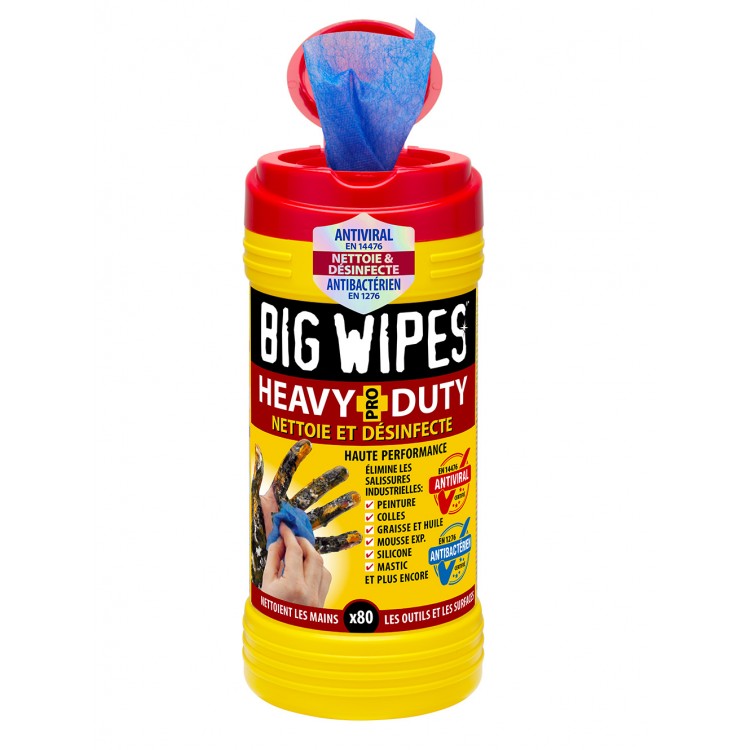 Lingettes Heavy Duty Mains BIGWIPES