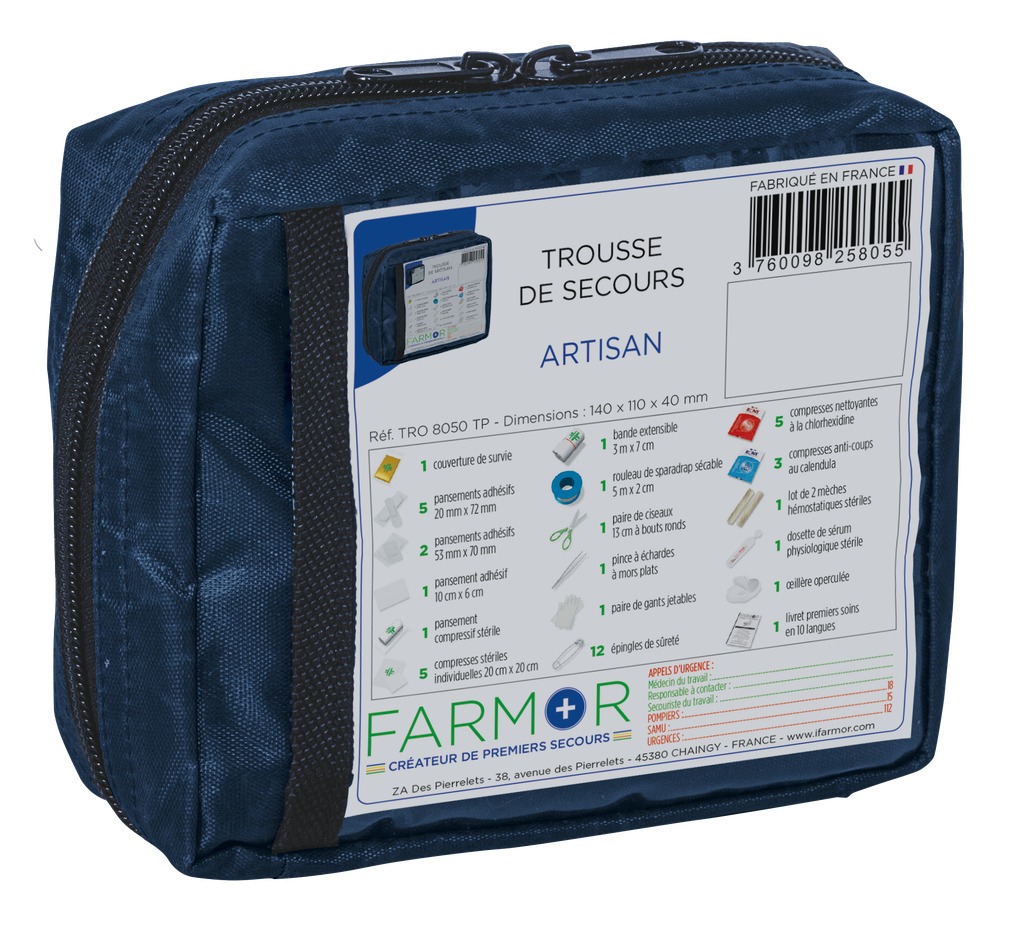 FARMOR Trousse SECOURS ARTISAN TRO 8050 TP
