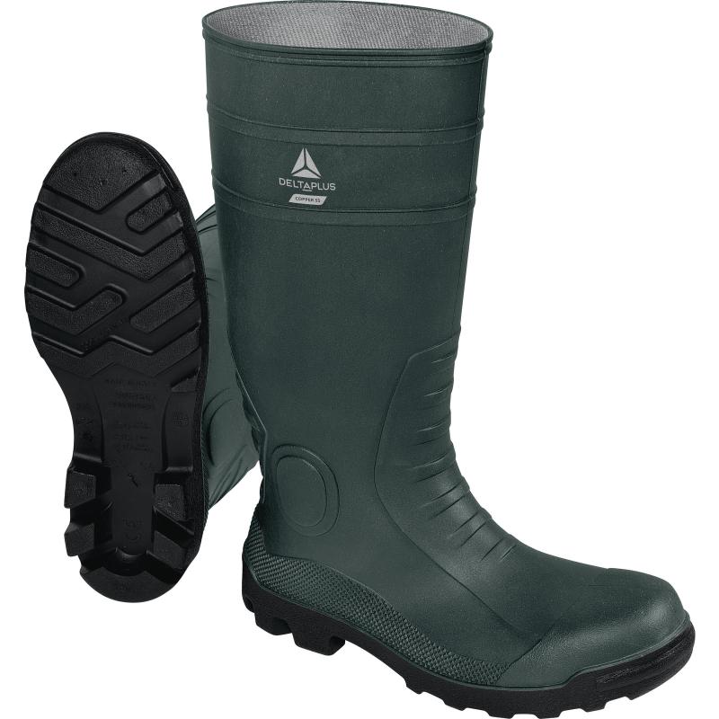 DELTA + BOTTE DE SÉCURITÉ EN PVC COPPER - S5 SRA