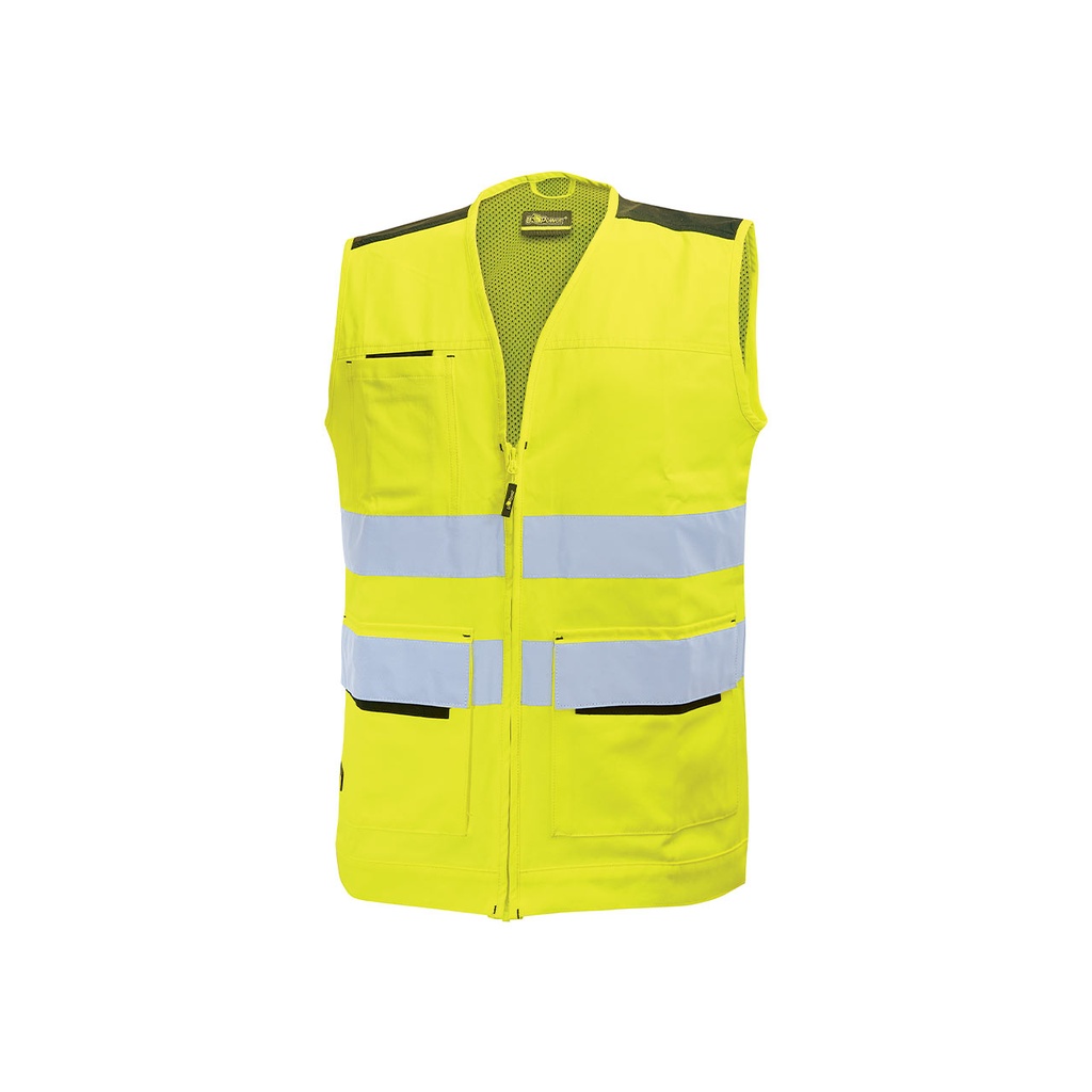 Smart U-Power gilet jaune sans manche zip (S, orange HV)