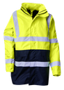 LMA PREVENTION 5002 Parka 4 en 1 (parka, blouson, gilet sans manches, coupe vent) HV
