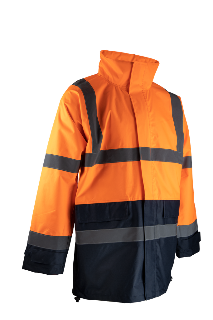 LMA CHROMA 2297 Veste HV imperméable à capuche
