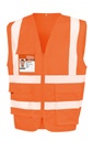 GILET ZIPPE HV AVEC POCHES R477X top