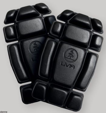 LMA 028300 genouillères en mousse Inox 