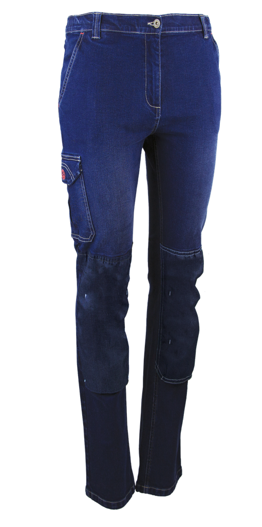 LMA 1619 flexion pantalon denim femme (36)