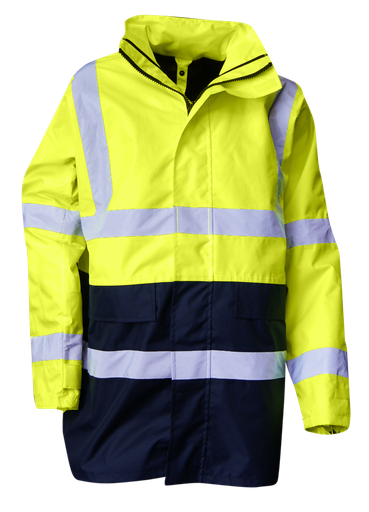 LMA PREVENTION 5002 Parka 4 en 1 (parka, blouson, gilet sans manches, coupe vent) HV